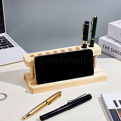 木製ペン収納ラック  ペン軸  長方形  モカシン  200x79.5x67.5mm&nbsp;ODIS-WH0038-241B-1