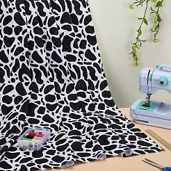 Cow Pattern Polycotton Fabric&nbsp;DIY-WH0504-693