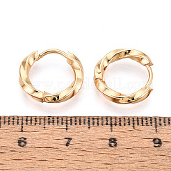 304 Stainless Steel Hoop Earrings&nbsp;STAS-T074-24G