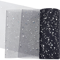 Glitter Sequin Deco Mesh Ribbons&nbsp;OCOR-BC0008-40