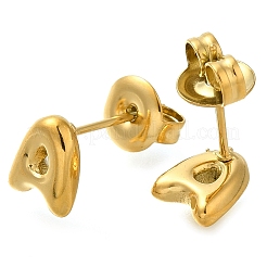 304 Stainless Steel Stud Earrings&nbsp;EJEW-I316-01G-A