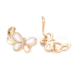 Brass Micro Pave Clear Cubic Zirconia Twister Clasp&nbsp;KK-S356-567-NF