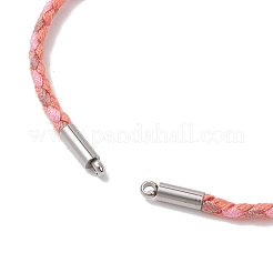 Macrame Cotton Cord Slider Bracelet Making&nbsp;AJEW-JB01536-01