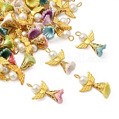 50Pcs Acrylic Imitation Pearl & Glass Pendants&nbsp;PALLOY-JF03940