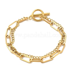 304 Stainless Steel Multi-strand Bracelets&nbsp;BJEW-U023-05G