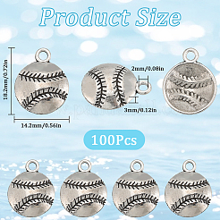 100PCS Tibetan Style Zinc Alloy Pendants&nbsp;TIBEP-SC0002-83