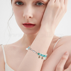 真鍮製折りたたみ留め具6個  プラチナメッキ  23x5x4mm  穴：3x3mm&nbsp;KK-BBC0016-41P