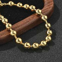 Rack Plating Brass Ball Chain Bracelets for Women&nbsp;BJEW-G676-01C-G