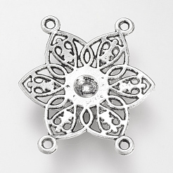 Tibetan Style Alloy Chandelier Components Links&nbsp;TIBE-S310-095AS-LF