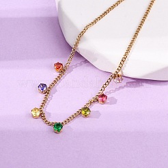 304 Stainless Steel Charm Bracelets&nbsp;LS-BJEW-A047-02G