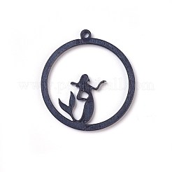Acrylic Open Back Bezel Pendants&nbsp;KY-WH0019-14