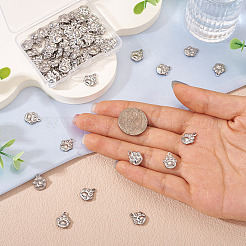 60Pcs 304 Stainless Steel Charms. Paw Print Charm&nbsp;STAS-TA0001-45