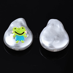3D Printed ABS Plastic Imitation Pearl Beads&nbsp;KY-S163-423