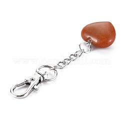 Natural Red Aventurine Keychain&nbsp;G-S299-133H