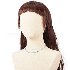 Glass Seed Beaded Necklace&nbsp;NJEW-JN03825-04