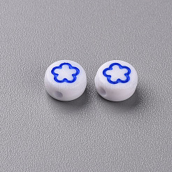 White Opaque Acrylic Beads&nbsp;LS-MACR-N008-41A