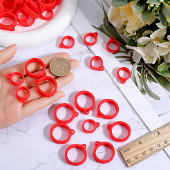 60Pcs 2 Style Silicone Pendant&nbsp;SIL-GF0001-43B