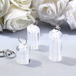 Acrylic Jewelry Finger Ring Displays Stand Set&nbsp;RDIS-WH0006-15B