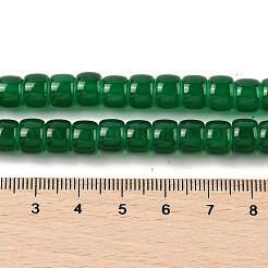 Baking Plating Glass Beads Strands&nbsp;GLAA-H036-01A