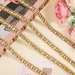 2.5 Yards Alloy Chain Rivet Back Glue Clothing&nbsp;DIY-CA0006-98A-PG