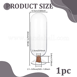 Glass Decorative Display Case&nbsp;CON-WH0085-181A