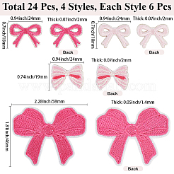 24Pcs 4 Styles Computerized Embroidery Cloth Iron on/Sew on Patches&nbsp;DIY-CY0001-28