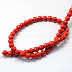 Synthetic Turquoise Bead Strands&nbsp;TURQ-S284-6mm-A01