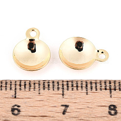 Brass Pendant Cabochon Settings&nbsp;KK-T077-16G-03