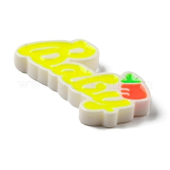 Opaque Resin Enamel Cabochons&nbsp;RESI-I050-01H