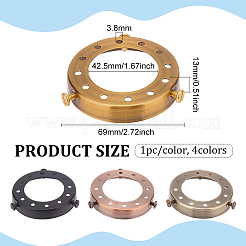4Pcs 4 Colors Iron Lamp Shade Retaining Ring&nbsp;FIND-FG0002-64