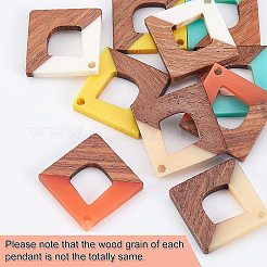 DIY Dangle Rhombus Earring Making Kits&nbsp;DIY-OC0006-01
