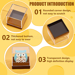Transparent Plastic Minifigures Display Case&nbsp;ODIS-WH0043-115A