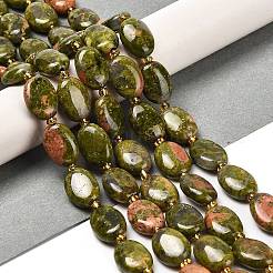 Natural Unakite Beads Strands&nbsp;G-H005-A06-02