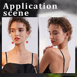 30Pcs Brass Clip-on Earring Findings&nbsp;KK-BBC0004-86