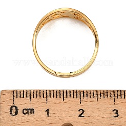 Hollow Out Tortoise & Starfish 304 Stainless Steel Finger Rings for Women&nbsp;RJEW-G353-01G
