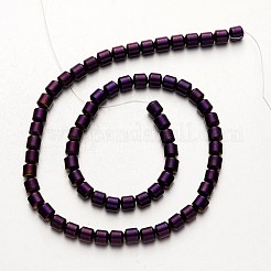 Electroplate Non-magnetic Synthetic Hematite Bead Strands&nbsp;G-F300-28-04