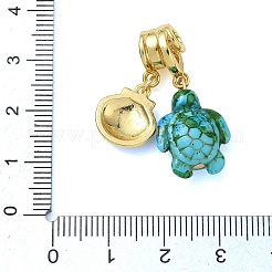Brass Micro Pave Clear Cubic Zirconia Pendants&nbsp;KK-CBA74BF-13G-04