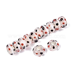 Handmade Lampwork Core European Beads&nbsp;LAMP-Q042-02A