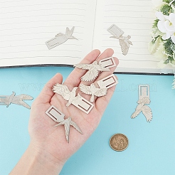 3 Sets 201 Stainless Steel Bookmarks&nbsp;STAS-DR0001-09B