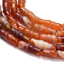 Natural Banded Agate Beads Strands&nbsp;G-Z144-A01-01A