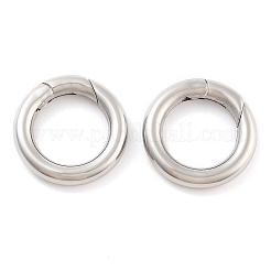 変色しない316ステンレススチール製スプリングゲートリング  リング  ステンレス鋼色  16x3mm&nbsp;STAS-M296-01P-B-01