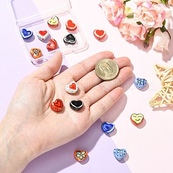 16Pcs 8 Colors Handmade Porcelain Beads&nbsp;PORC-CJ0001-43