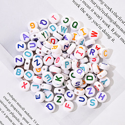 Opaque White Acrylic Beads&nbsp;SACR-YW0001-23D