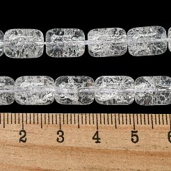Transparent Crackle Glass Beads Strands&nbsp;X-GLAA-NH0001-04K