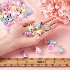 48 Pcs 12 Styles Plastic Pendants&nbsp;KY-BT0001-03