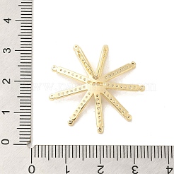 Brass Micro Pave Clear Cubic Zirconia Pendants&nbsp;KK-Z073-18G