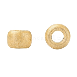 TOHOラウンドシードビーズ  日本製シードビーズ  艶消し  （557f）ゴールド亜鉛メッキマット  8/0  3mm  穴：1mm  約1110個/50g&nbsp;SEED-XTR08-0557F