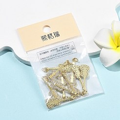 シェグレース 真鍮製クリアキュービックジルコニアペンダント  カドミウムフリー＆ニッケルフリー＆鉛フリー  ギターチャーム  18KGP本金メッキ  27.5x9.5x2mm  丸カン：5x0.9ミリ  内径：3.3mm&nbsp;XGRQ1R894-361G