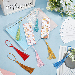 30Pcs 15 Colors Polyester Tassel Decorations&nbsp;OCOR-SP0001-16B