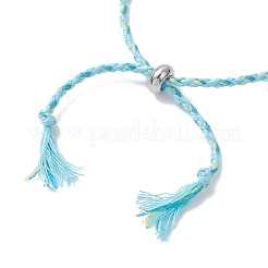 3Pcs Dyed Synthetic Turquoise Silder Bracelets&nbsp;BJEW-JB13263